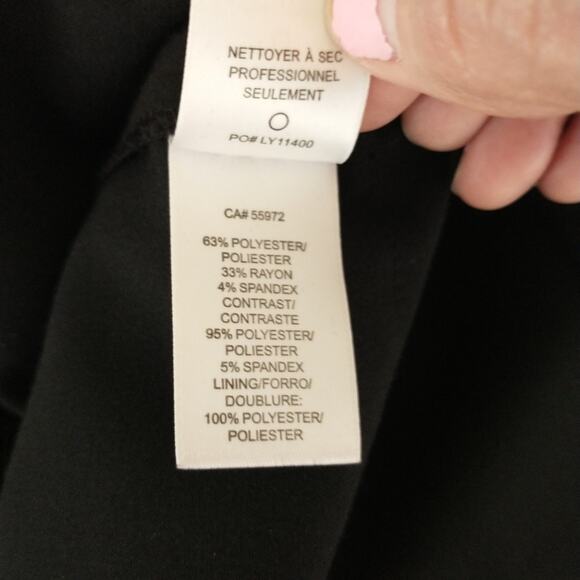 Laundry by Shelli Segal Cocktail Dress Wmn's Sz 8 Black Sequined Sleeveless - Picture 11 of 14